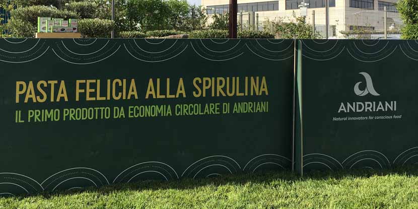 Tra la Andriani SpA, e la start-up ApuliaKundi, è stata creata la pasta all’alga Spirulina