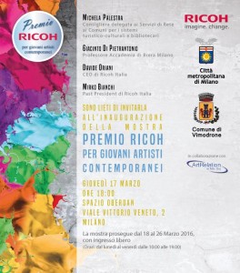 Invito Premio Ricoh