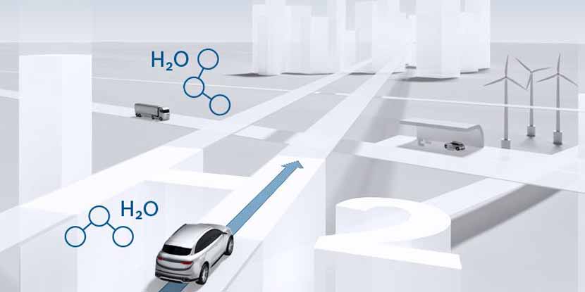 Bosch: La sfida del motore a idrogeno comincia dalle lunghe file di Tir