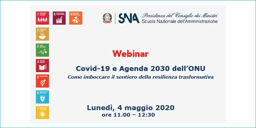 Covid-19 e agenda 2030 dell’ONU. Come imboccare il sentiero della resilienza trasformativa