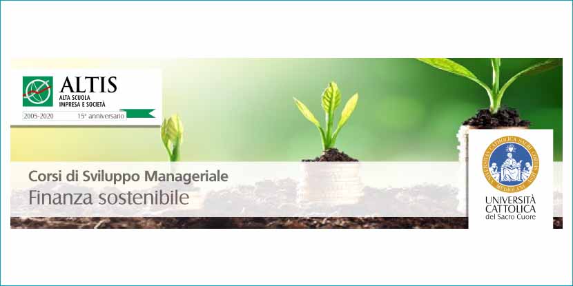 Finanza sostenibile – Corsi a distanza ALTIS
