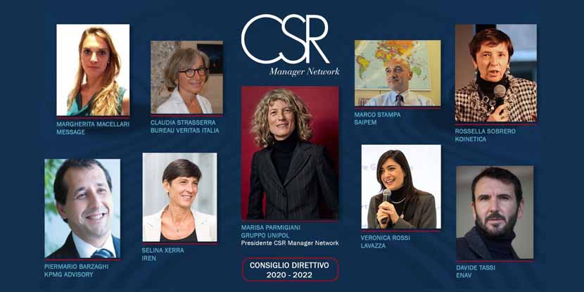 Marisa Parmigiani, nuovo presidente di CSR Manager Network
