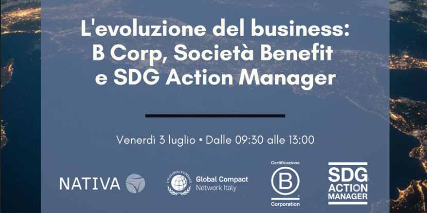 B Corp, Benefit Corporation e SDG Action Manager