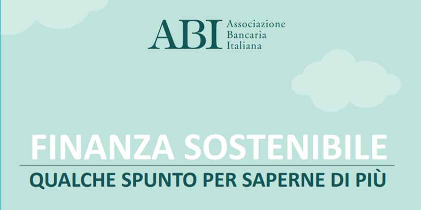 Da Abi il “Vademecum sulla finanza sostenibile”