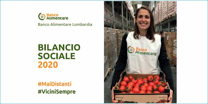 Banco Alimentare Lombardia, il Bilancio Sociale 2020