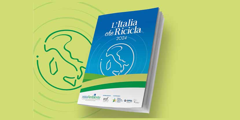 Presentato il Rapporto annuale di Assoambiente “L’Italia che Ricicla 2024”