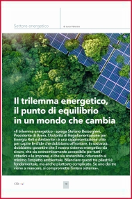 Arera: il trilemma energetico, punto di equilibrio di un mondo che cambia