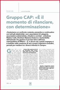 Gruppo CAP: «È il momento di rilanciare, con determinazione»