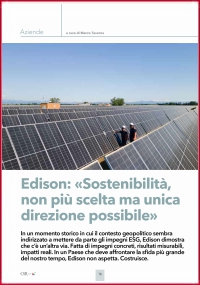Edison: «Sostenibilità, non più scelta ma unica direzione possibile»