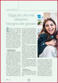 Oggi più che mai abbiamo bisogno dei giovani